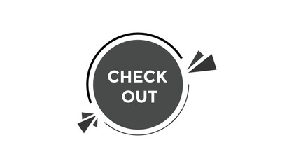Check out button web banner templates. Vector Illustration
