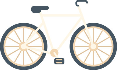 Sport bike icon flat vector. People athlete. Young person isolated