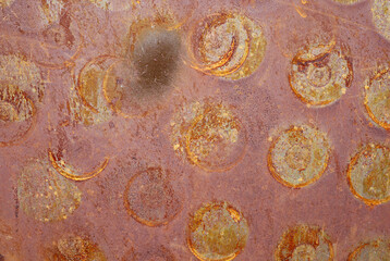 close-up rusty metal texture background