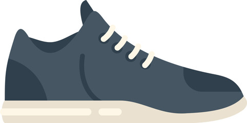Sport shoes icon flat vector. Physical exercise. Active gym isolated