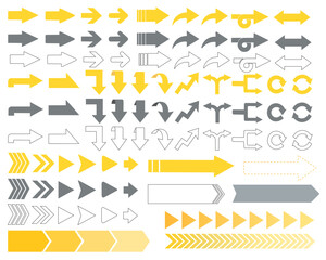 矢印セット　黄ver