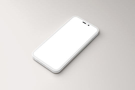 Phone 14 Clay Mockup