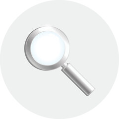 search magnifying glass icon design vector flat isolated illustration