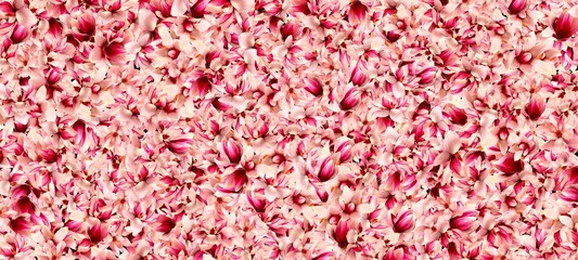 Fototapeta premium pink flowers abstract pattern background 
