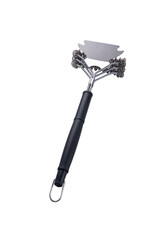 metal brush with scraper
