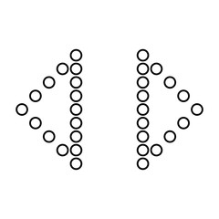 Set of Swipe up internet button, online web design arrow move icon, vector illustration