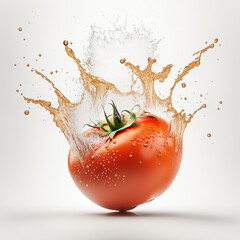Tomaten splash, Lebensmittel waschen