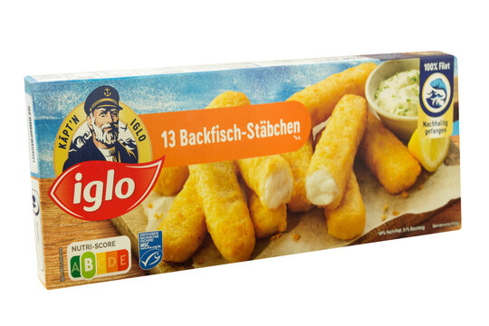 Iglo Fischst&auml;bchen freigestellt Hintergrund transparent