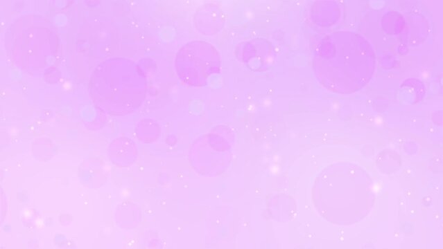 Purple background video with sparkling round bokeh [Looped]