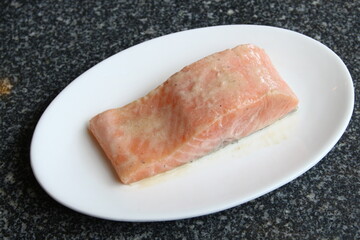 Salmon for Salmon with Lemon Cream Sauce menu