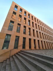 modern architecture in city Muenster in Germany