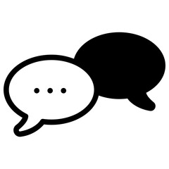 chatting conversation illustration