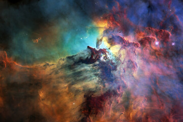 Cosmos, Universe, The Lagoon Nebula - obrazy, fototapety, plakaty