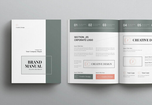 Brand Manual Brochure Template