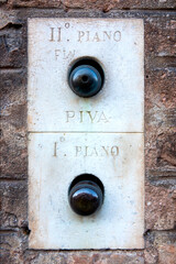 Old mechanical doorbell