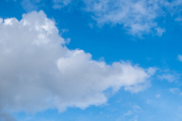blue sky with clouds