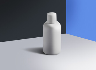 Empty Product bottle mockup template to present  branding design
