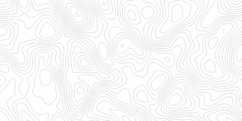 Topographic map. Geographic mountain relief. Abstract lines background. Contour maps. Vector illustration, Topo contour map on white background, Topographic contour lines vector map seamless pattern.