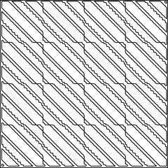 Stylish texture with figures from lines.
Abstract geometric black and white pattern for web page, textures, card, poster, fabric, textile. Monochrome graphic repeating design. 