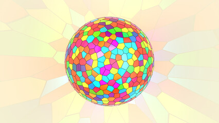 colorful sphere 008
