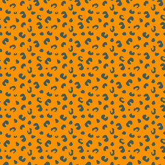 Seamless leopard pattern, Predator print background, Abstract modern leopard seamless wallpaper,  Animals trendy print, Fashionable exotic animal skin ornament, Animal fur spotted texture.