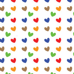 Heart seamless pattern