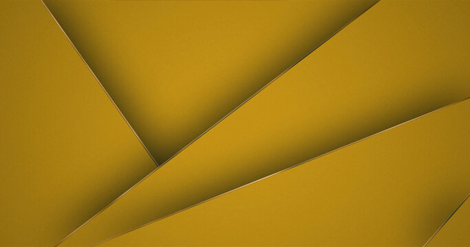 Golden lines luxury on overlap color background. Elegant realistic paper cut style. © K. Vikas