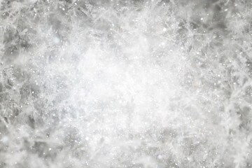 ice snow crystals background abstract white winter