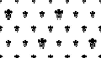 Chef Hat Fork Spoon Knife Icon Seamless Pattern M_2212002