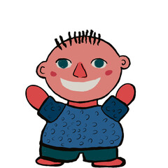 cute cartoon baby boy png