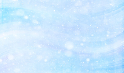 blue abstract background snowfall watercolor