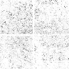 grunge textures set. background. vector illustration.
