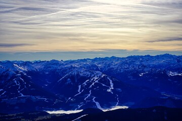 Sunrise over the montains