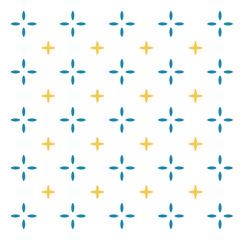 Simple, colorful, abstract, geometric pattern design background. Pattern graphic used for wallpaper, tile, fabric, textile.