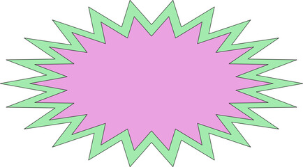 colorful modern abstract shape decoration