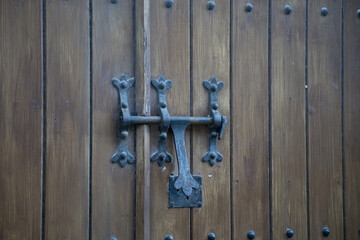 Detalhes da cidade de Óbidos. Macro, closeup