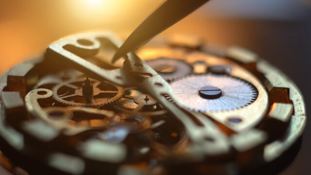 Installing a part of the mechanical watches