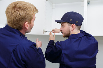 portrait of teacher with trainee