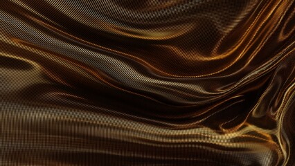 luxury 3d rendering abstract gold wave background