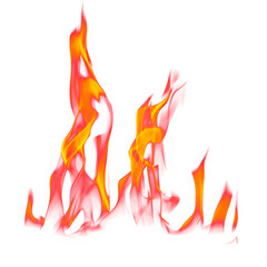 Easy to use flame overlay, transparent PNG