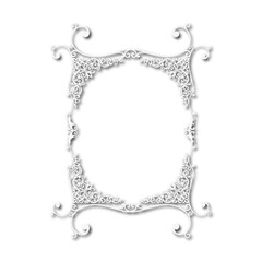 frames in vintage style with elements of ornament, art, pattern, background, texture
