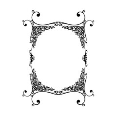 frames in vintage style with elements of ornament, art, pattern, background, texture