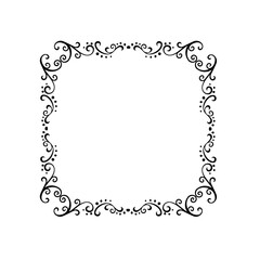 frames in vintage style with elements of ornament, art, pattern, background, texture