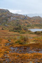 autumn in the mountains