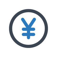 Obraz premium Yen icon - vector illustration . Yen, Yuan, Currency, Cash, Coin, Finance, Money, line, outline, icons .