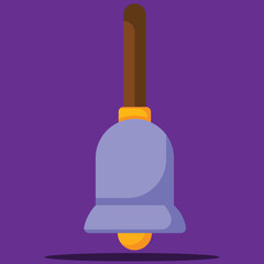 vintage bell icon. Subtable to place on bell, thanksgiving, etc.