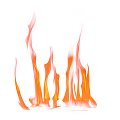 Easy to use flame overlay, transparent png