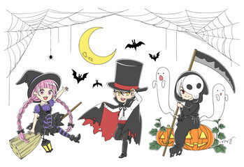 ハロウィンのモンスター