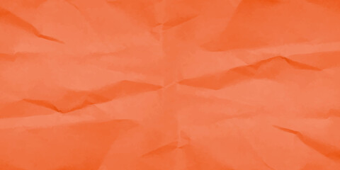 Fototapeta premium Orange creased crumpled paper texture can be use as background.Ragged White Paper.white waxed packing paper texture. 