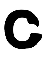 Deformed Letter Type Font C
